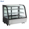 Countertop Displays Front Curved Glass Door Cake Refrigerator Showcase